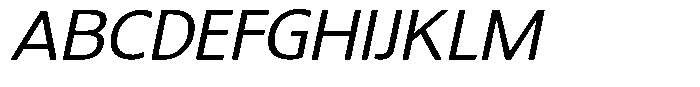 Dafe Ranst Light Italic Font UPPERCASE