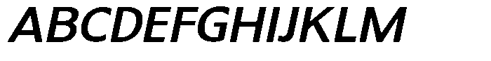 Dafe Ranst Medium Italic Font UPPERCASE