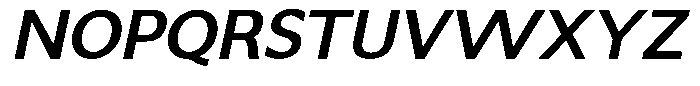 Dafe Ranst Medium Italic Font UPPERCASE