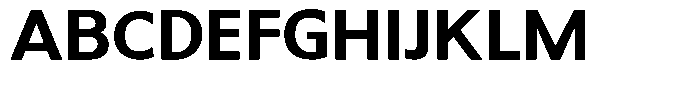 Dafe Ranst Semi Bold Font UPPERCASE