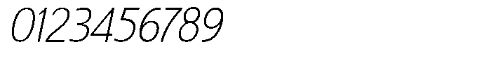 Dafe Ranst Thin Italic Font OTHER CHARS