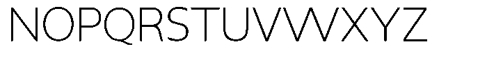 Dafe Ranst Thin Font UPPERCASE