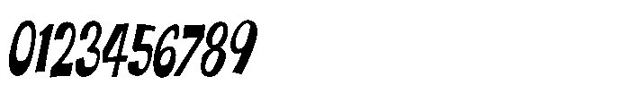 Dagnabbit Condensed Oblique Font OTHER CHARS