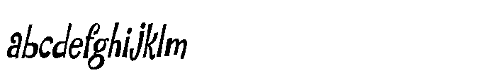 Dagnabbit Condensed Oblique FONT
