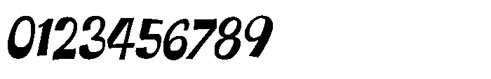 Dagnabbit Oblique Font OTHER CHARS