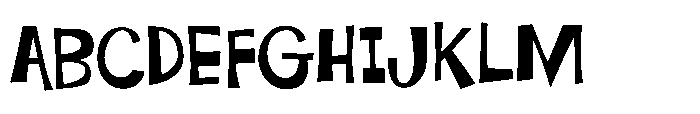 Dagnabbit Regular Font UPPERCASE