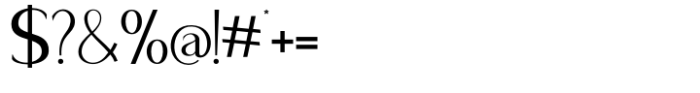 Dagonia Medium Font OTHER CHARS