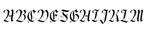 Daigersun Font UPPERCASE