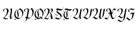 Daigersun Font UPPERCASE