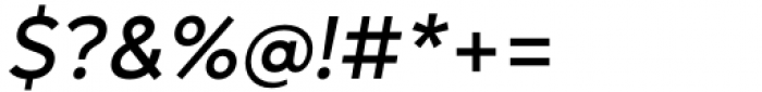 Daikon Medium Italic Font OTHER CHARS