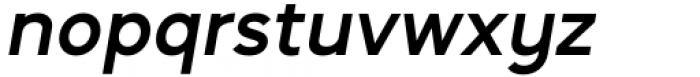 Daikon Semi Bold Italic Font LOWERCASE