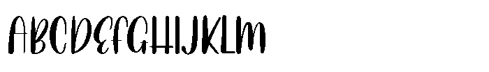 Daily Hand Font UPPERCASE