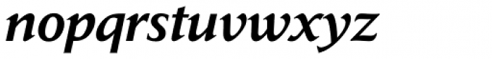 Daily News BQ Medium Italic Font LOWERCASE