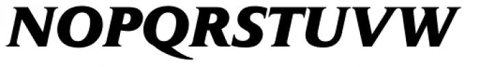 Daily News Pro ExtraBold Italic Font UPPERCASE