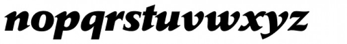 Daily News Pro ExtraBold Italic Font LOWERCASE