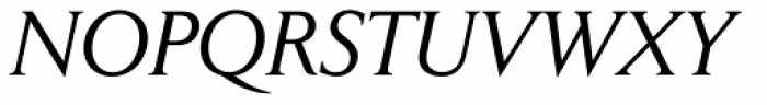 Daily News Pro Italic Font UPPERCASE