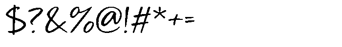 Daily Sunny Font OTHER CHARS