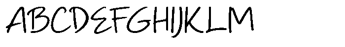 Daily Sunny Font UPPERCASE