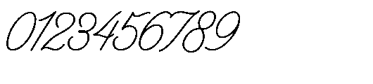 Daintyline Font OTHER CHARS