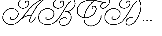 Daintyline Font UPPERCASE