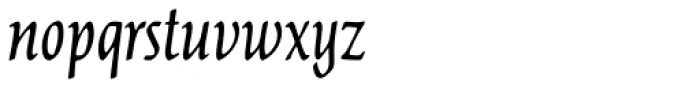 Dair 67 Italic Font LOWERCASE