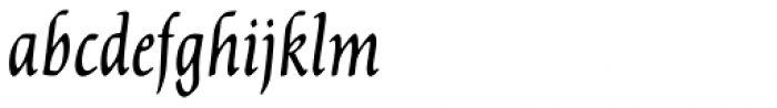 Dair Italic Font LOWERCASE