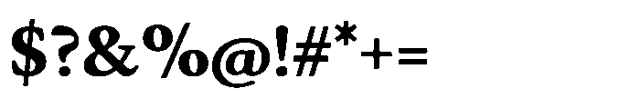 Daisler Extra Bold Font OTHER CHARS