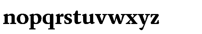 Daisler Extra Bold Font LOWERCASE