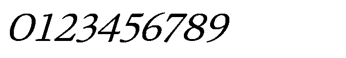 Daisler Italic Font OTHER CHARS