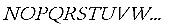 Daisler Light Italic Font UPPERCASE