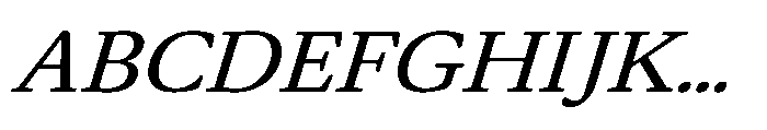 Daisler Medium Italic Font UPPERCASE