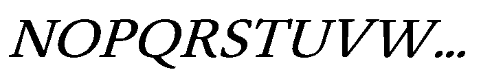 Daisler Medium Italic Font UPPERCASE