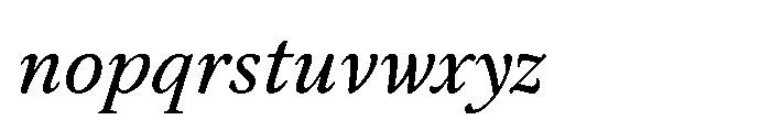 Daisler Medium Italic Font LOWERCASE