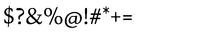 Daisler Regular Font OTHER CHARS