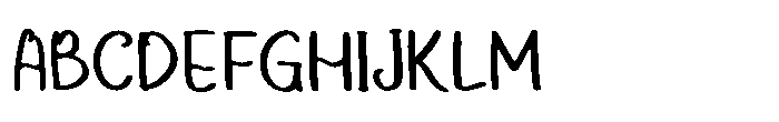 Daisy Hana Font UPPERCASE