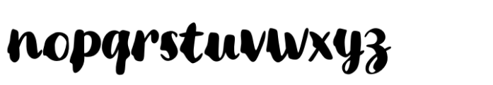 Daisy Whisper Font LOWERCASE