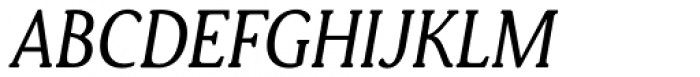 Daito Condensed Regular Italic Font UPPERCASE