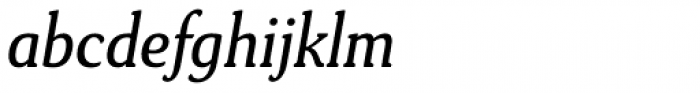 Daito Condensed Regular Italic Font LOWERCASE