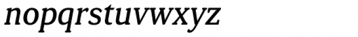 Daito Condensed Regular Italic Font LOWERCASE
