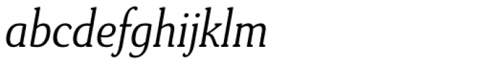 Daito Condensed Thin Italic Font LOWERCASE
