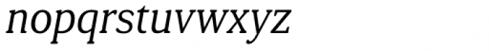 Daito Condensed Thin Italic Font LOWERCASE