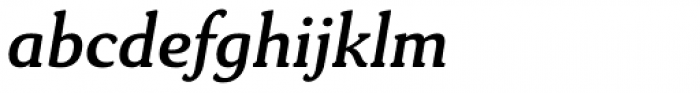Daito Extended Medium Italic Font LOWERCASE