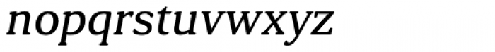 Daito Extended Regular Italic Font LOWERCASE