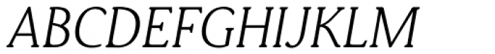 Daito Extended Thin Italic Font UPPERCASE