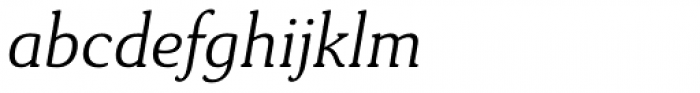 Daito Extended Thin Italic Font LOWERCASE
