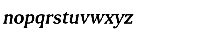 Daito Normal Medium Italic Font LOWERCASE