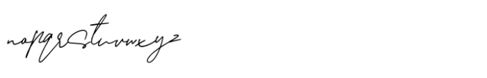 Dakota Magic Script Font LOWERCASE