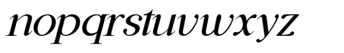 Daleant Italic Font LOWERCASE