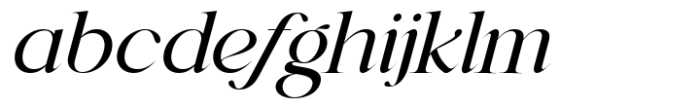 Daleant Light Italic Font LOWERCASE