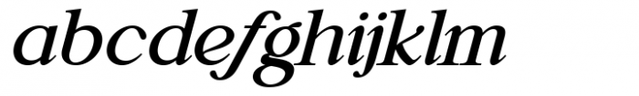 Daleant Medium Italic Font LOWERCASE